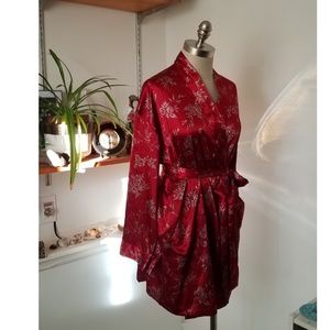 Red Satin Victoria's Secret Robe